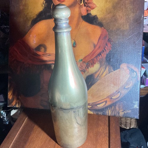 Antique brass cocktail - antique, shaker/