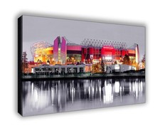 Manchester United Old Trafford Stylized Picture Wall Canvas 38cm x 26cm