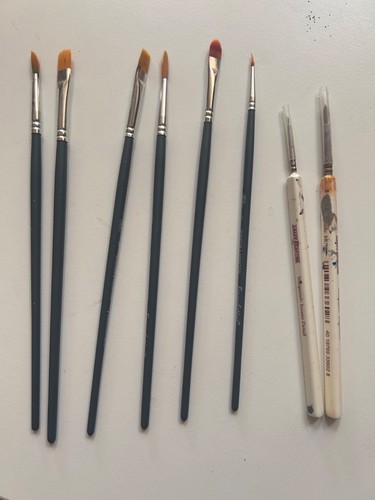8pcs detail paint brush - 8pcs,