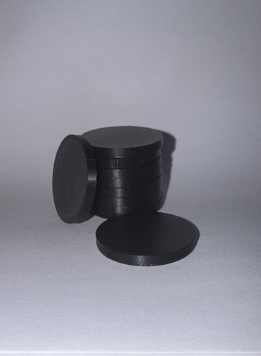 Coral frag disks 30mm - disks, 30mm-pack