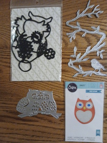 Bird owl cutting die - bird,