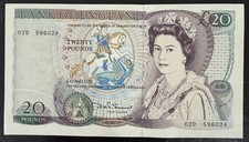 Old Twenty £20 Pound Note