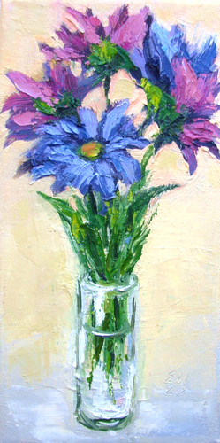 Daisies vase original - vase,