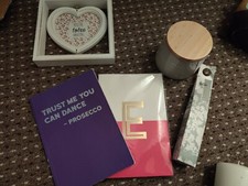 Candle, Two Books, Frame And Smelly