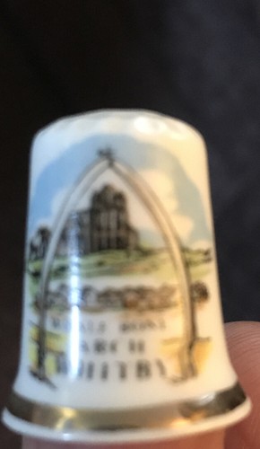 Collectable bone china whale - bone,