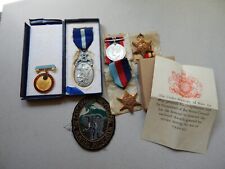 Kenya Professional Game Hunter Medals Badges G.M.B.Lawrence-Brown Masons WWII