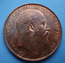 1903 Penny, Edward VII, Nice Coin, as shown.