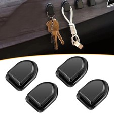 4x Car Interior Hook Organizer Hanger Sunglasses Holder Clip Accessories Black