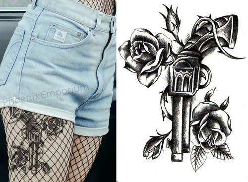 Temporary tattoo gun - gun, and