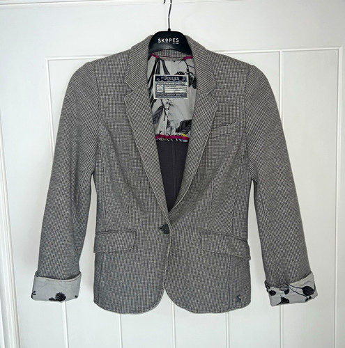 Joules womens grey houndstooth - joules,