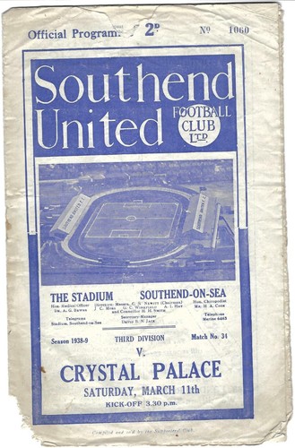 Pre war southend - southend, v