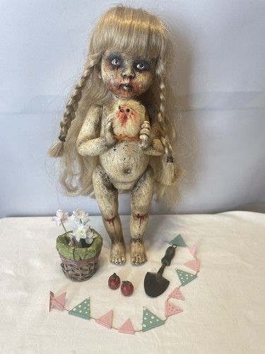 Ooak creepy porcelain - ooak,