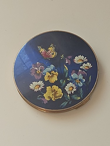Gorgeus blue butterfly enamel - butterfly,