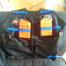 Nerf N Strike Elite Vest with Pockets And Dart Holders With Ammo Clips