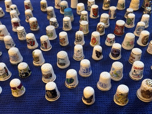 100 collectable thimbles - 100,