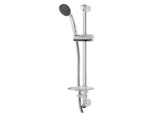 Triton Aaron Kay Chrome Shower Riser Rail Kit Single Spray - Ex Display Unboxed
