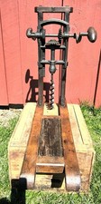 Antique hand-crank auger/drill