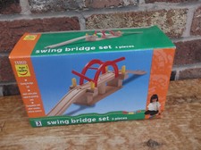 Thomas Tank Engine & Friends  Compatible - TESCO WOODEN SWING BRIDGE SET - BOXED