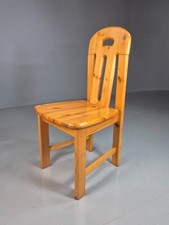 A Vintage Italian Pine Dining Chairs Effezeta 1970s Brutalist Retro EB7932 MDIN