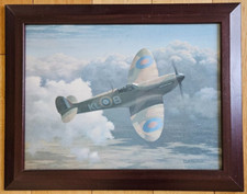 Spitfire in flight, by Keith