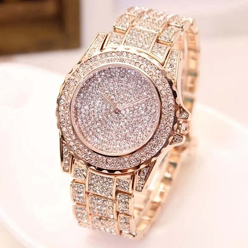 Womens diamond bling watch - diamond,