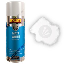 Hycote White Matt Spray Paint