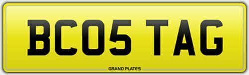 Tags taggy number plate bc05 - number,