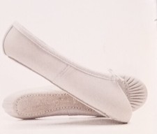 Katz White Leather Ballet