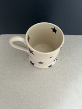 Emma Bridgewater Spongeware Mug Blue Starry Skies, 1/2 Pint