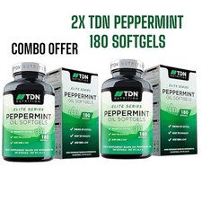 Peppermint Oil 360 Softgels 200mg for Bloating Digestion Combo Pack Free P&P