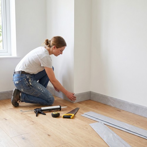 10m skirting board self - 1m-10m,