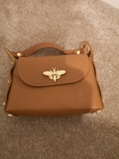 Small Leather Tan Vera Pelle