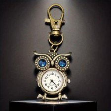 Vintage Owl Keychain Pocket
