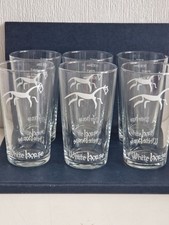 Set of Six White Horse Beer