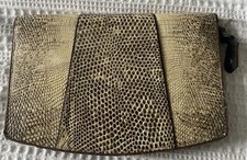 Forties /1940s Era Snakeskin Clutch Bag And Coin Purse . Vintage