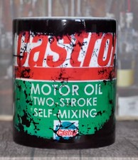 Retro Vintage Castrol Engine