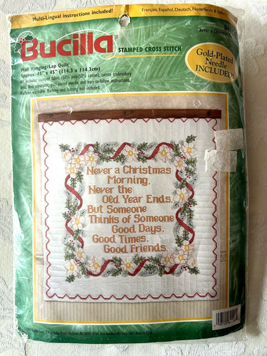 Bucilla printed cross stitch - printed,