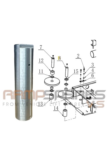 Rotary post lift under - 4,