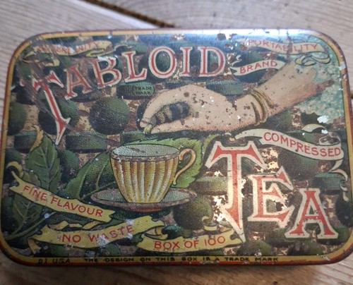 Antique victorian tabloid tea - tabloid,