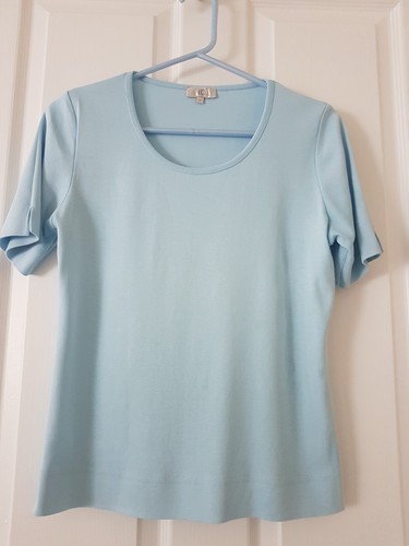 Lovely top light blue 100 - cc,