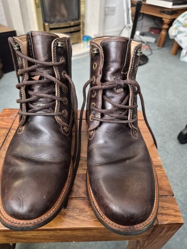 Rockport men leather boots - leather,