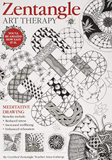 Zentangle Art Therapy by Anya Lothrop Book The Cheap Fast Free Post