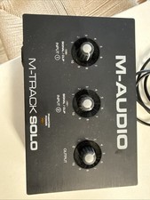 M-Audio M-Track Solo USB Audio Interface for Recording Streaming