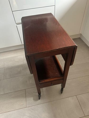 Vintage wooden oak two tier - wooden,