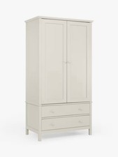 John Lewis ANYDAY Wilton 2 Door Wardrobe, Linen R32