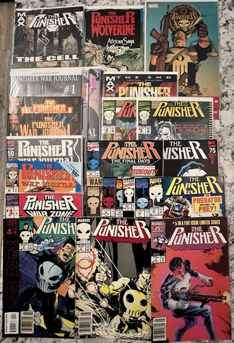 Punisher books 49 53 58 - punisher, 53-58