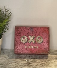 Vintage OXO CUBES Tin Box 24 x