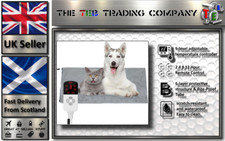 HAPPY HACHI Heated Dog/Cat Bed 70 * 40cm, 9 Adjustable Temperature Auto Shut Off