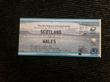 2003 SCOTLAND V WALES SIX 6 NATIONS INTERNATIONAL RUGBY UNION TICKET