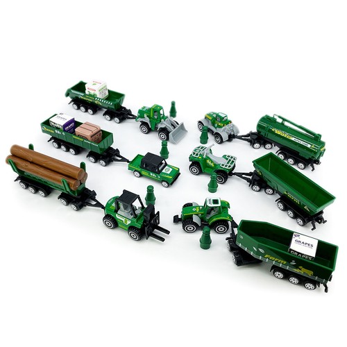 Farm tractor toy - farm, forklift